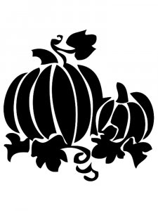 Трафарет Тыквы 18