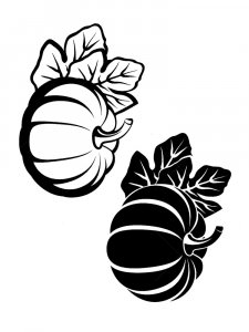 Трафарет Тыквы 2