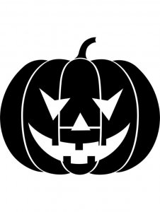 Трафарет Тыквы 7