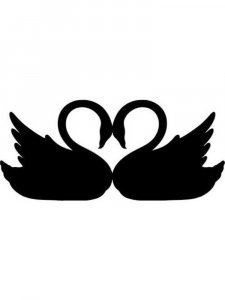 Трафарет для свадьбы 22