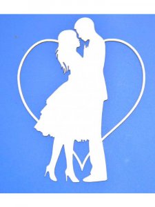 Трафарет для свадьбы 5