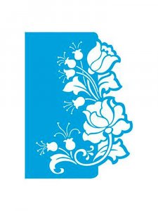 Трафарет для открытки 14