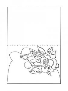 Трафарет для открытки 15
