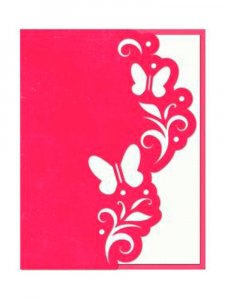 Трафарет для открытки 22