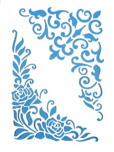 Трафарет для открытки 25