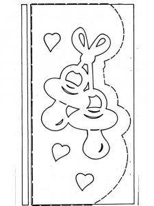 Трафарет для открытки 9