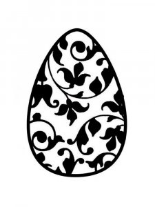 Трафарет Пасхальные яйца 4