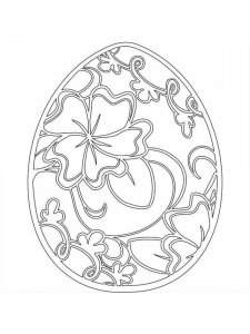 Трафарет Пасхальные яйца 9