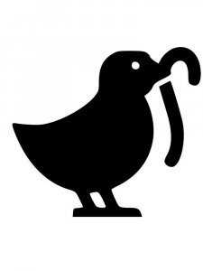 Трафарет Цыпленка 10