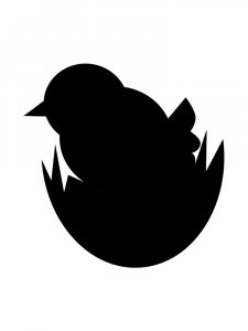 Трафарет Цыпленка 12