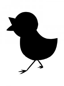 Трафарет Цыпленка 2