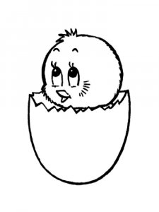 Трафарет Цыпленка 8