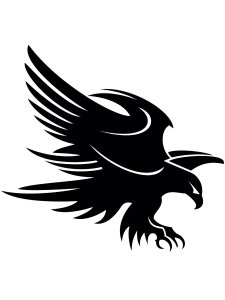 Трафарет Орла 15