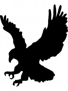 Трафарет Орла 5