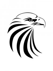 Трафарет Орла 7