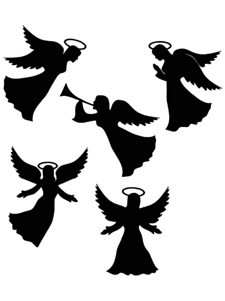 Трафареты крыльев для вырезания из бумаги (10.3 фото)