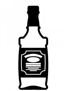 Трафарет Бутылки 16