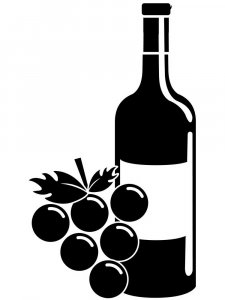 Трафарет Бутылки 3