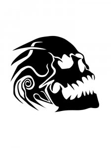 Трафарет Черепа 13