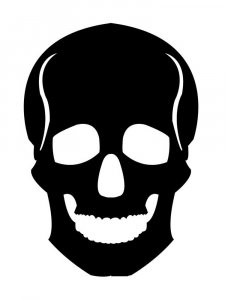 Трафарет Черепа 16