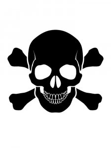 Трафарет Черепа 18