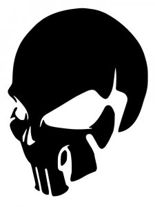 Трафарет Черепа 4