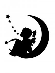 Трафарет Девочки 10