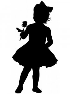 Трафарет Девочки 12