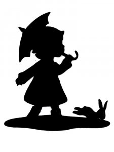 Трафарет Девочки 16