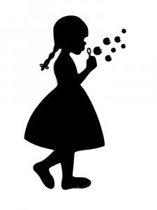 Трафарет Девочки 17