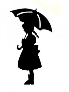 Трафарет Девочки 19