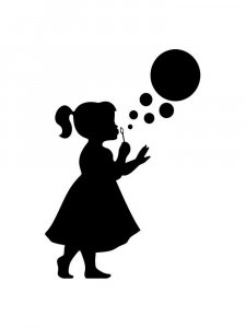 Трафарет Девочки 2