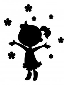 Трафарет Девочки 21