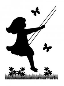 Трафарет Девочки 6