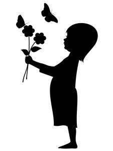 Трафарет Девочки 7