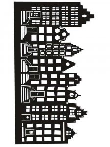 Трафарет Города 1