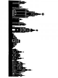 Трафарет Города 10