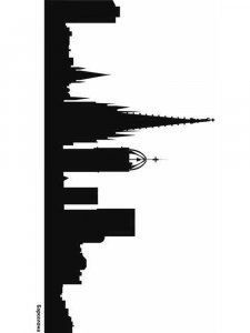 Трафарет Города 13