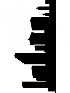 Трафарет Города 14