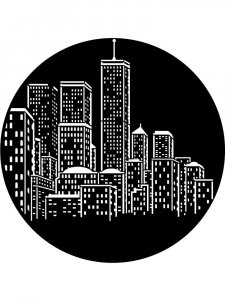 Трафарет Города 15