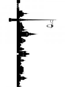 Трафарет Города 18