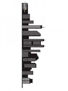 Трафарет Города 6