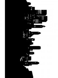 Трафарет Города 8