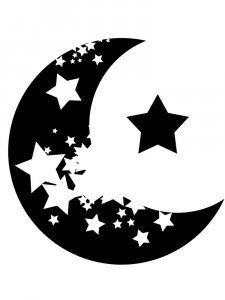 Трафарет Месяца 13