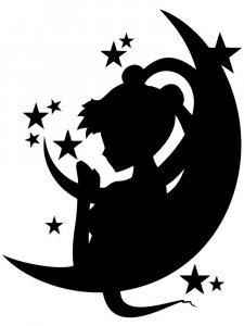 Трафарет Месяца 19