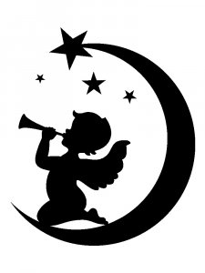 Трафарет Месяца 22