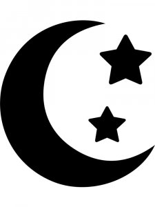 Трафарет Месяца 4