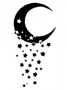 Трафарет Месяца 7