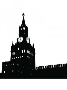 Трафарет Москвы 7
