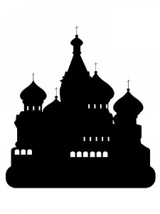 Трафарет Москвы 8